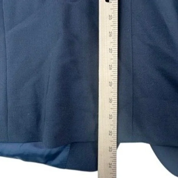 Brooks Mens 50L Blazer Jacket Suit Sport Coat Navy Blue Stretch Three Button - Picture 15 of 16